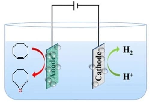 Electrocatalytic Epoxidation of Cyclooctene on Surface Modified Ni Foam Using Water as Oxygen Source