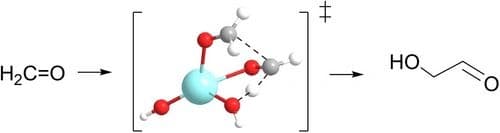 Prebiotic Synthesis of Glycolaldehyde and Glyceraldehyde from Formaldehyde: A Computational Study on the Initial Steps of the Formose Reaction