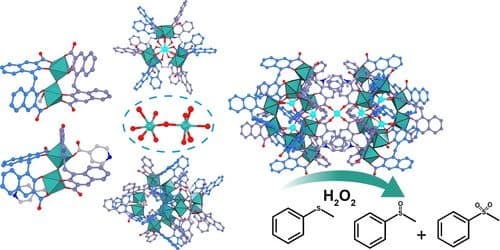 Assembly of Titanium‐oxo Clusters from Embonic Acid‐Modified {Ti2} Molecular Building Blocks with Efficient Sulfur‐Catalyzed Oxidation Activities