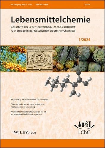 Cover Picture Lebensmittelchemie 1/2024