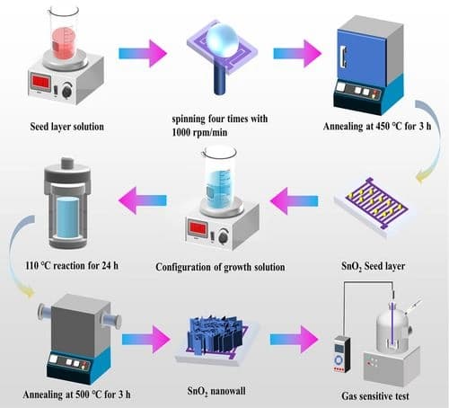 In Situ Fabrication of SnO2 Nanowalls for Robust Acetylene Sensing at Low Temperature