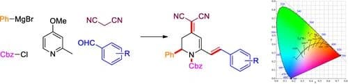 Synthesis of Piperidine‐based Derivatives as Red Emitting Lu‐minescent Materials