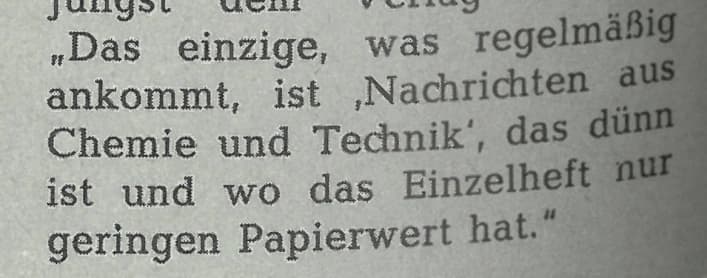 Dünnes Papier garantiert Lesespaß