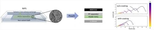 Investigating the Role of a P(VDF−TrFE) Ferroelectric Separator in Li‐Metal Pouch Cells using Electrochemical Impedance Spectroscopy