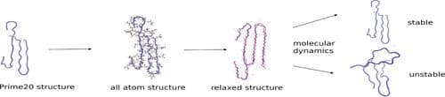 Reverse mapping of coarse grained polyglutamine conformations from PRIME20 sampling